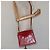Bolsa de ombro de couro vermelho Salvatore Ferragamo Auth 98267 - vista 21