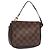 LOUIS VUITTON Pochette per trucco Damier Ebene N51982 LV Auth 114084