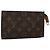 LOUIS VUITTON Monogram Bucket PM Bolsa de Accesorios LV Auth th5688 Monograma