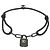 Bracciale charm nero Louis Vuitton Lockit Virgil Abloh