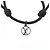 Bracciale charm nero Louis Vuitton Lockit Virgil Abloh - vista 3