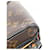Pochette Keepall Monogram Louis Vuitton Marrone Nero - vista 3