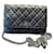 Wallet On Chain Chanel Woc Black Lambskin  ref.2082139