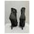Yves Saint Laurent Botas de camurça preto e cinza suave YSL  - vista 10