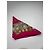 Céline Foulard in seta vintage Celine Paris rosso - vista 7