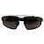 Occhiali da sole Balmain in acetato e titanio neri Nero Marrone chiaro Marrone scuro