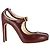 Zapatos Mary Jane Rupert Sanderson en cuero burdeos