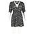 Vestido mini de crepé estampado Ganni en viscosa verde - vista 4