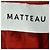Autre Marque Abito Mini Gathered Matteau in Cotone Organico Rosso e Seta - vista 4