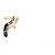 Pumps slingback a punta rotonda Rupert Sanderson in pelle nera e dorata Nero - vista 7