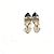 Pumps slingback a punta rotonda Rupert Sanderson in pelle nera e dorata Nero - vista 9