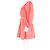 Vestido mini plisado fruncido Zimmermann Nina en algodón coral - vista 5