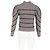 Ba&Sh Gestreifter Pullover Ba & Sh Yonoh aus grauer Wolle - Ansicht 6