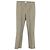 Pantalones rectos de cuero beige de By Malene Birger