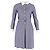 Abito camicia a righe con cintura Vanessa Seward in cotone blu