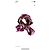 Quadrato in seta multicolore Bottega Veneta anni '90 Rosa Rosso D'oro Bianco sporco Viola scuro - vista 3