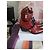 Botines Chloé de piel rojo oscuro Burdeos - vista 11