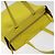 Céline Borsa a mano in pelle gialla Auth fm4363 Giallo - vista 6