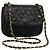 Borsa a spalla BALLY in pelle nera e oro Auth BD059 Nero D'oro