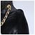 Borsa a spalla BALLY in pelle nera e oro Auth BD059 Nero D'oro - vista 20