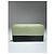 Céline Vintage Celine Triomphe Leather Wallet Green Black