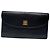 Clutch in pelle vintage Givenchy GV3 nera Nero