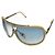 Vintage Loewe Madrid Flieger-Sonnenbrille weiß Beige