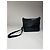 Vintage Courreges Paris Leder Tasche Schwarz - Ansicht 2