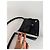 Vintage Courreges Paris Leder Tasche Schwarz - Ansicht 8