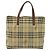 Borsa Tote Burberry Nova Check in pelle PVC beige Auth 113447 - vista 2