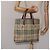 Borsa Tote Burberry Nova Check in pelle PVC beige Auth 113447 - vista 20