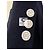 Chanel Neue Ikonische La Pausa Shimmer Tweed Jacke 36 FR Marineblau - Ansicht 10