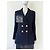 Chanel Neue Ikonische La Pausa Shimmer Tweed Jacke 36 FR Marineblau - Ansicht 2