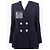 Chanel Neue Ikonische La Pausa Shimmer Tweed Jacke 36 FR Marineblau - Ansicht 9