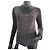 Autre Marque T-shirt nera a maniche lunghe con libellula in strass Nero