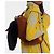 Charm per borsa Burberry in shearling nero e oro Gold hardware - vista 2