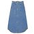 Falda midi de denim azul Farm Rio
