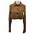 Acne Brown Wool Cropped Jacket