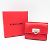 Carteira bi-fold Gancini Wanda da Salvatore Ferragamo Vermelho - vista 2
