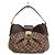 Borsa a spalla Louis Vuitton Damier Sistine MM N41541 per donne Damier ebene