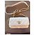 Wallet On Chain Chanel borsa telefono in pelle bianca con catena dorata Bianco - vista 2