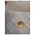 Wallet On Chain Chanel borsa telefono in pelle bianca con catena dorata Bianco - vista 9