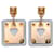Hermès Boucles d'oreilles Hermes en bleu clair et or rose Doré  - vue 2