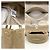 Borsa tote in canapa beige Prada - vista 10