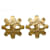 Orecchini a clip dorati Chanel D'oro