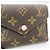 Billetera plegable Louis Vuitton Castaño Rosa Monograma - vista 6