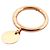 NUOVO ORECCHINO MONO VANRYCKE MINI CREOLE MARRAKECH IN ORO ROSA D'oro