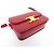 Céline NUOVA BORSA A MANO CELINE TRIOMPHE TEEN 188423 IN PELLE ROSSA Rosso - vista 5