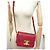 Céline NUOVA BORSA A MANO CELINE TRIOMPHE TEEN 188423 IN PELLE ROSSA Rosso - vista 7