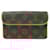 Louis Vuitton Pochette florentine Brown Cloth  ref.2083963